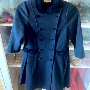 Sarah Louise/England Wool and Velvet double breasted children’s coat